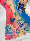 VK 4419 Soft Georgette Digital Ladies Designer Saree Wholesale Market In Surat